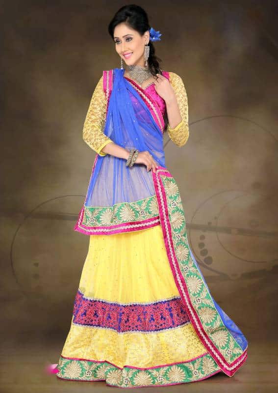 western ghagra choli patterns