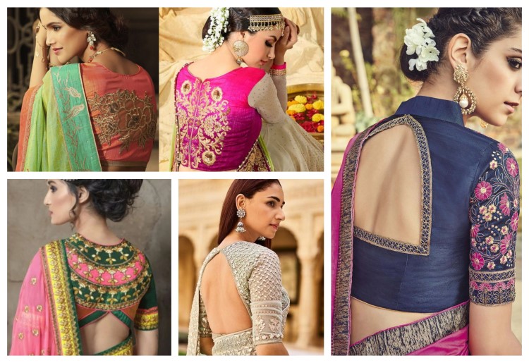 Top 20 Trendy Designer Silk Saree Blouse Designs