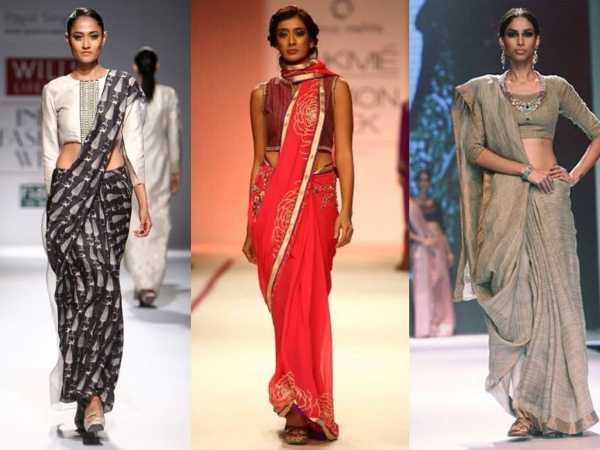 dressing saree style