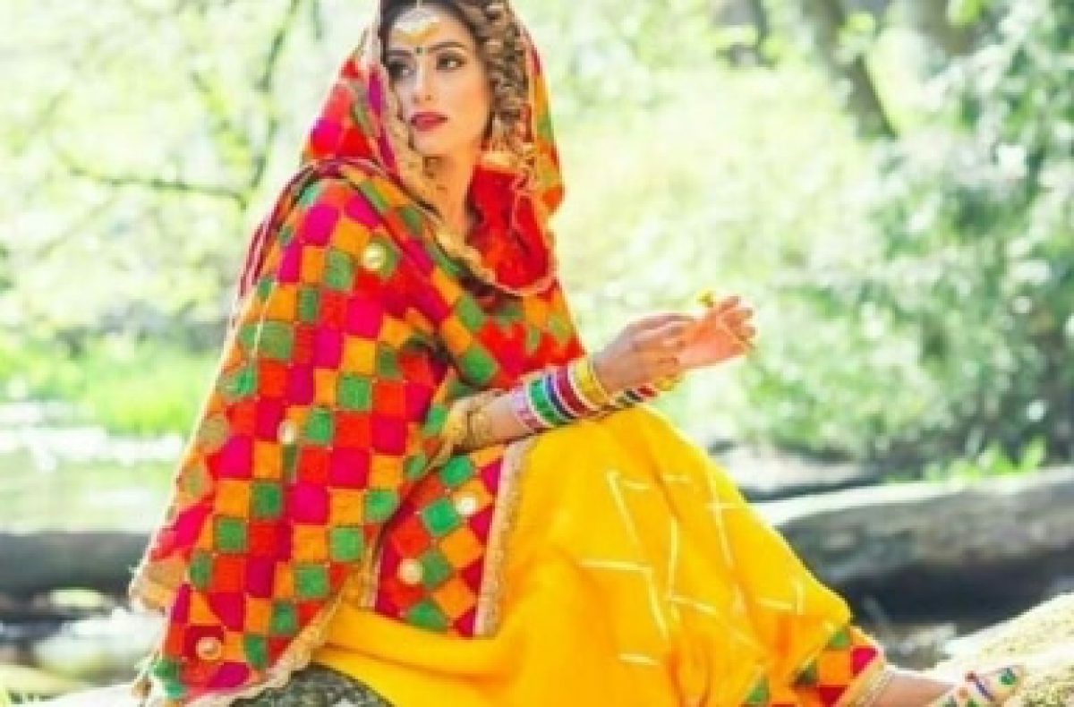 yellow punjabi dress