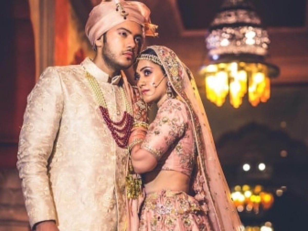 Light Pink Couple Twinning Wedding Special Combo - Indian Heavy Anarkali  Lehenga Gowns Sharara Sarees Pakistani Dresses in USA/UK/Canada/UAE -  IndiaBoulevard