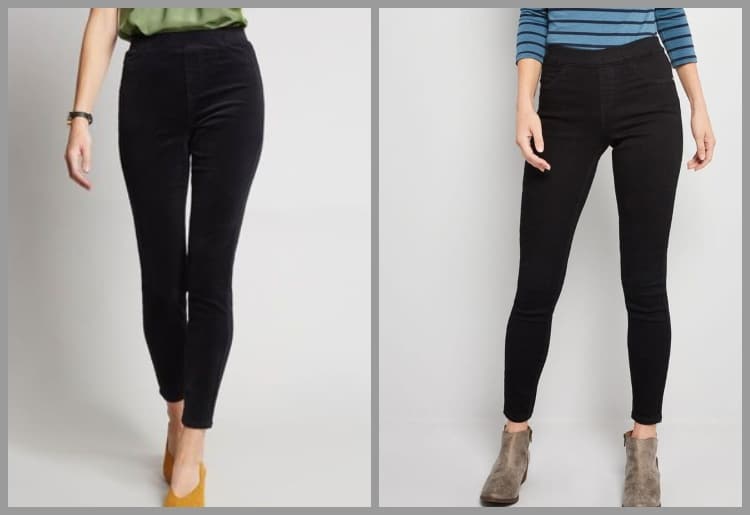 types of jeggings